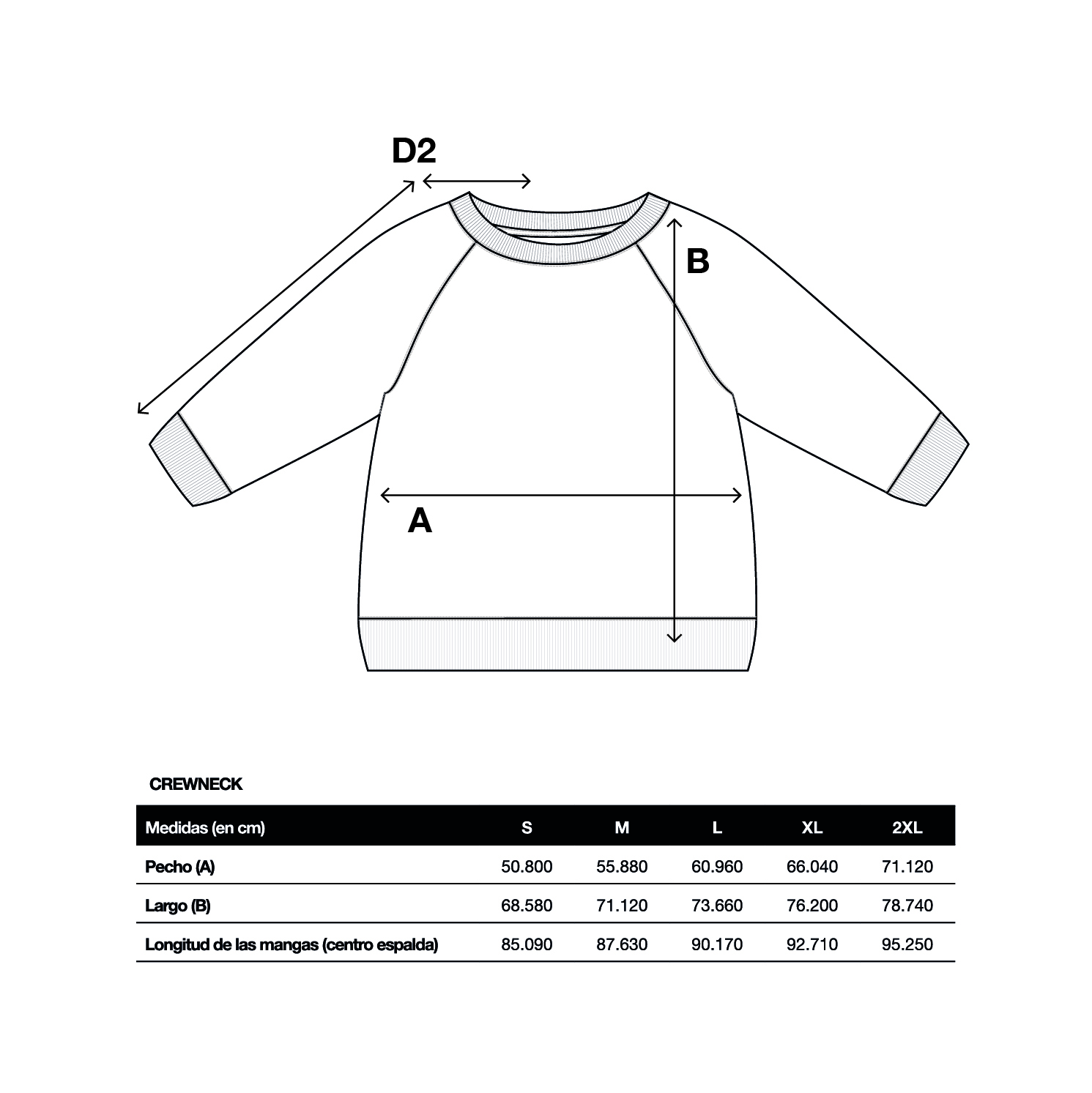 Tallaje CREWNECK